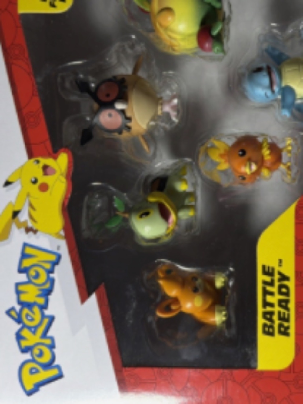 Pokémon Battle Ready: PAWMI/TURTWIG/HOOTHOOT/TORCHIC/APPLETUN/SQUIRTLE Figures